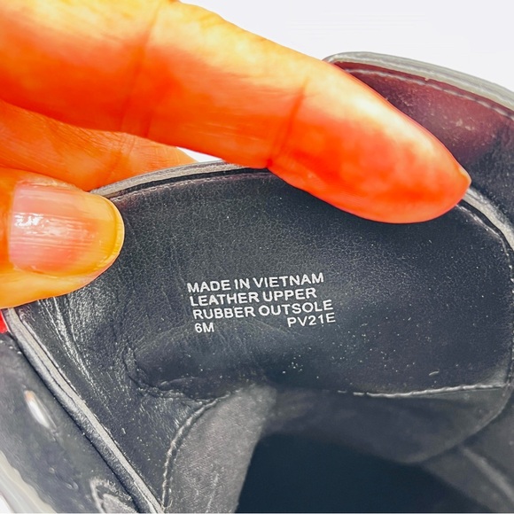 Michael Kors Kyle Lace Up Ankle Bootie Leather Black Size 6M Brand New - Picture 12 of 12